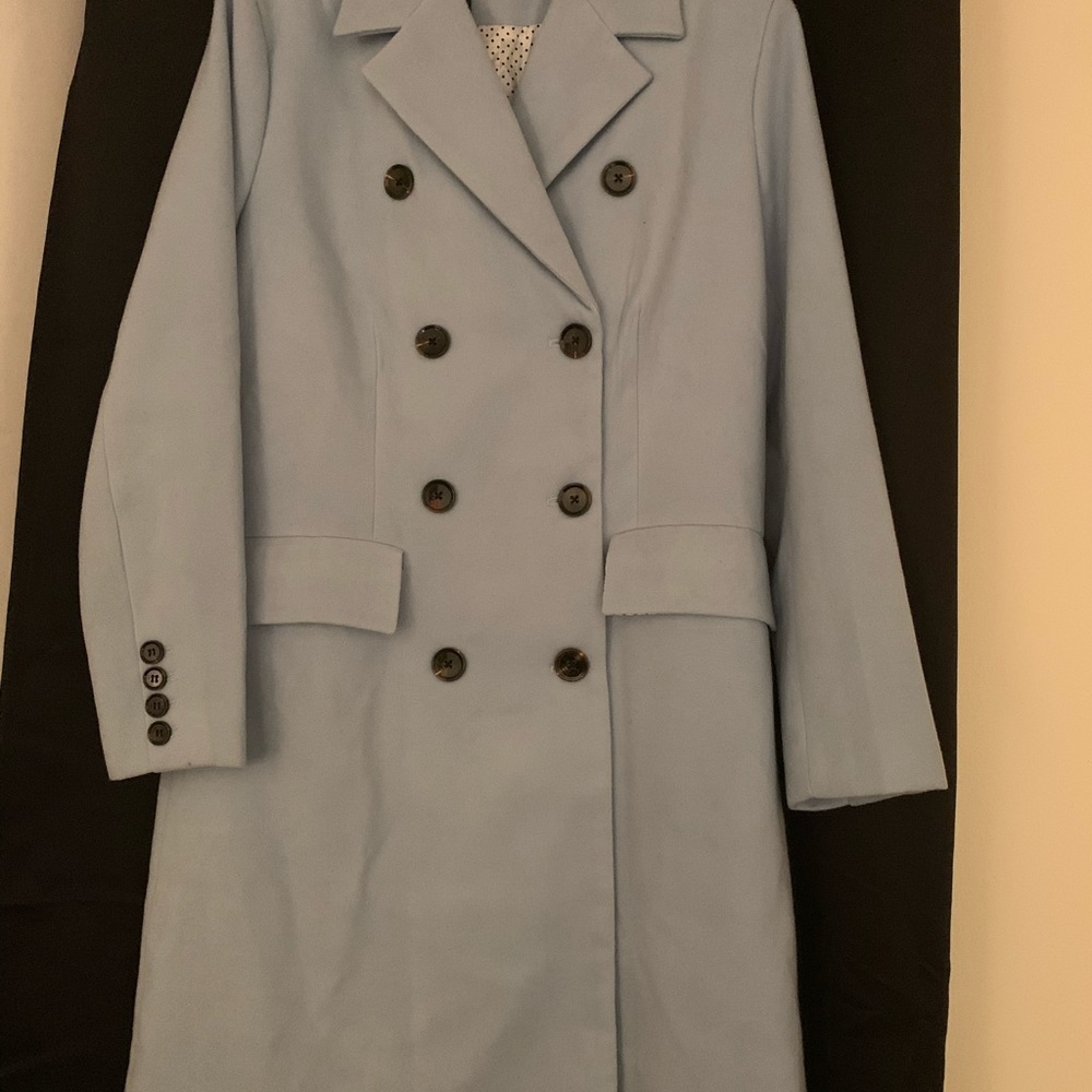 Blue winter coat